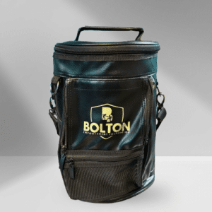 Stay ready for game day, road trips, or outdoor events with this insulated thermal cooler bag. Featuring the Bolton Empowerment Foundation logo, this compact bag keeps your drinks and snacks cool and within easy reach. Your purchase makes an impact. Every item from our store helps fund mentorship, education, and wellness programs for youth in foster care and individuals facing breast cancer.