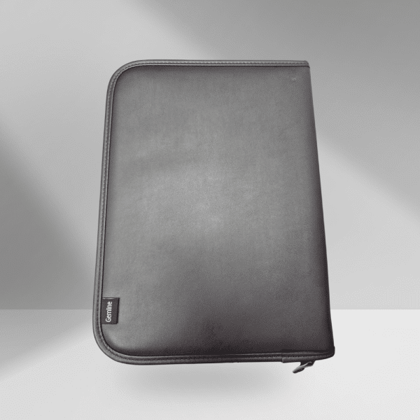 Stay organized in style with this professional leather-bound journal featuring the Bolton Empowerment Foundation logo. Includes a plain 50-sheet writing pad and convenient interior pockets for business cards, notes, and essentials. Your purchase makes an impact. Every item from our store helps fund mentorship, education, and wellness programs for youth in foster care and individuals facing breast cancer.